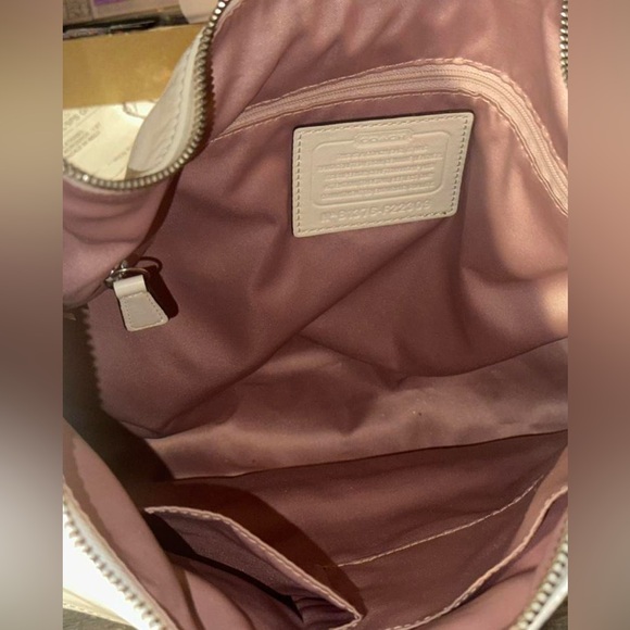 Coach Kristen Shoulder Bag in Cream with Purse Scarf - Picture 6 of 7